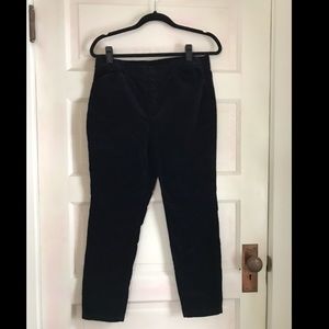 Uniqlo Black velvet stretchy pants